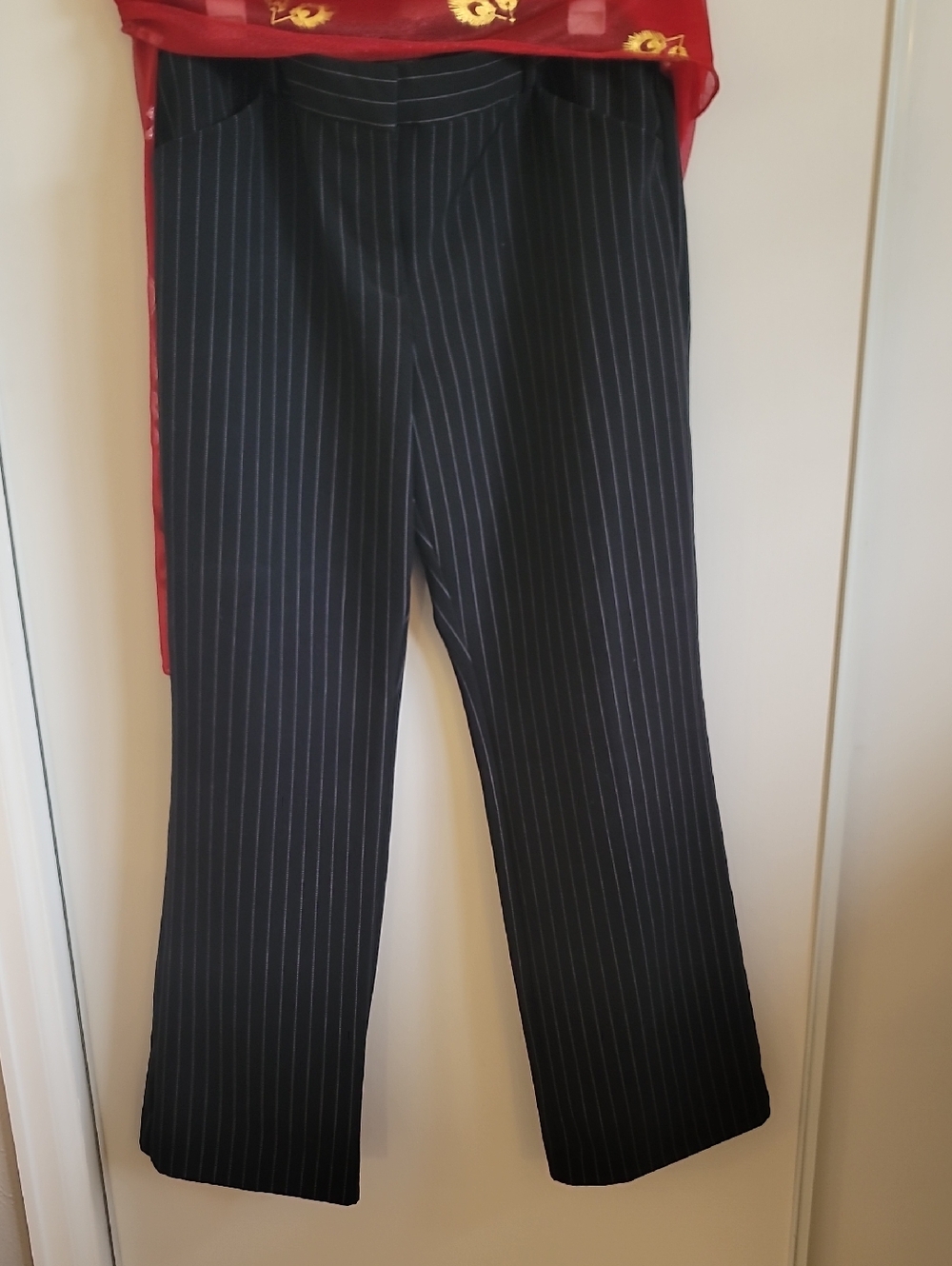 Liz Claiborne Black Pinstripe Career Pants